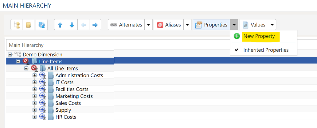 Assignment Hierarchy Property