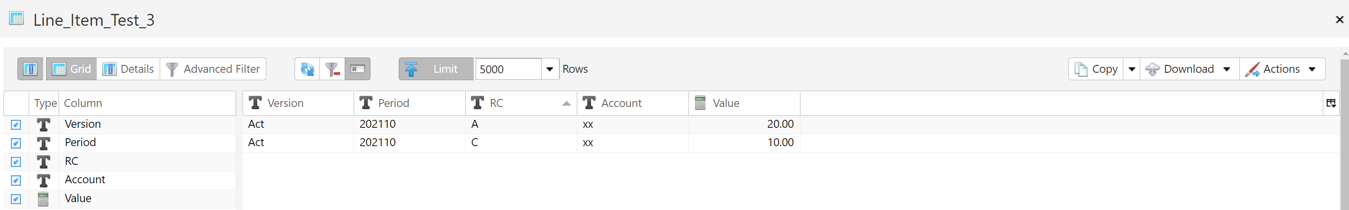 Allocation By Dimension